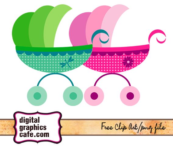 Baby Stroller Clip Art | Digital Graphics Café - Free images ...