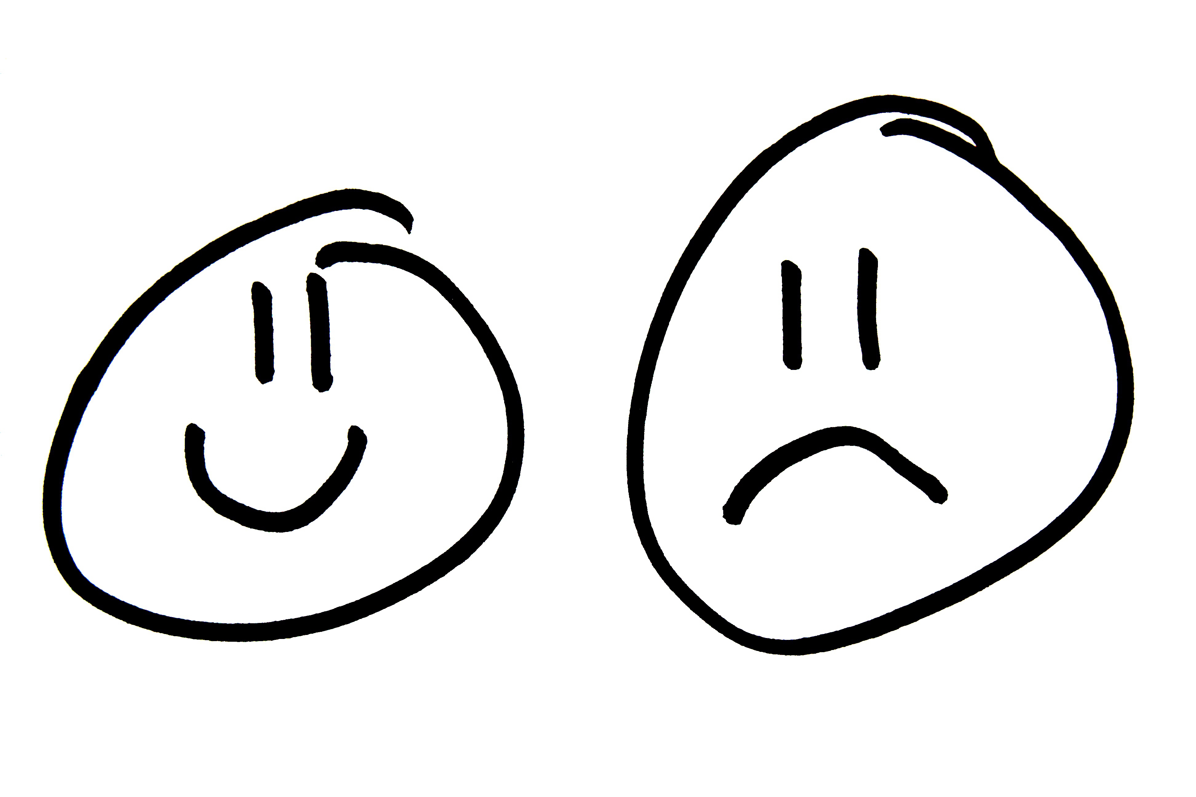 Happy Sad Faces Clip Art - Cliparts.co