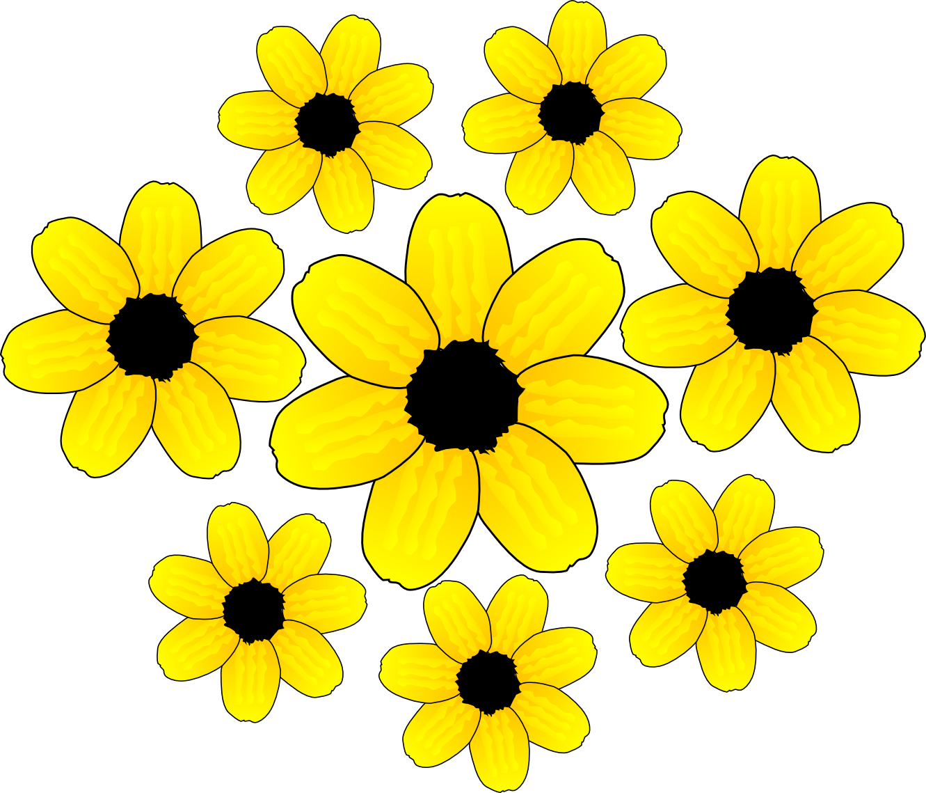 Yellow Flower Clipart - ClipArt Best