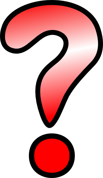 Red Question Mark clip art - vector clip art online, royalty free ...