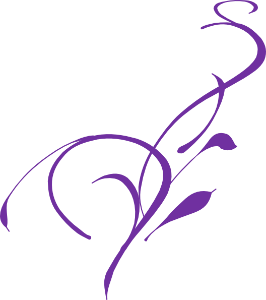 Wedding Swirl Purple 2 clip art - vector clip art online, royalty ...