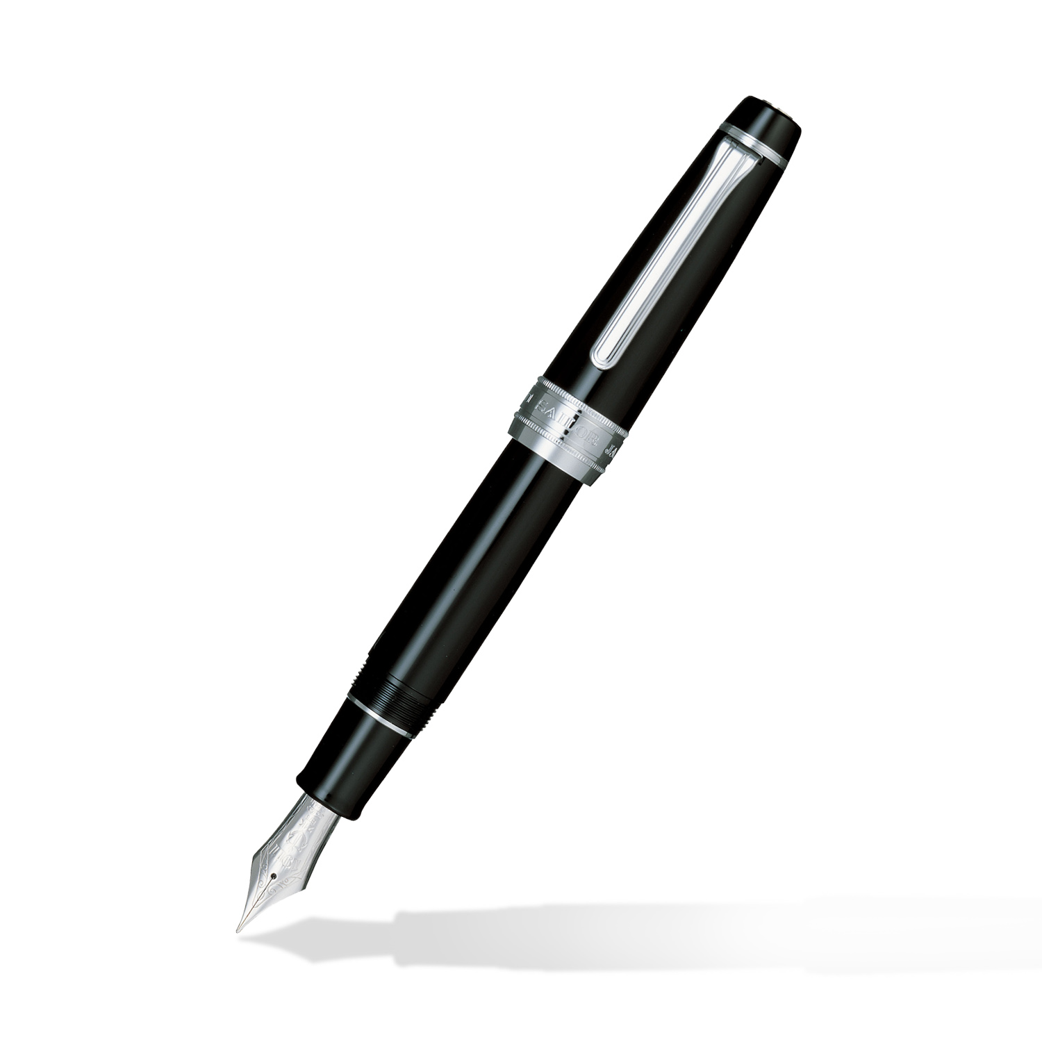 Buy online King of Pens Black 21ct Gold Nib with Rhodium Plated ...