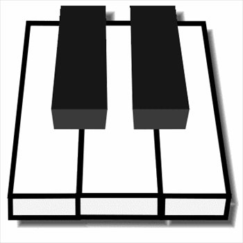 Pix For > Piano Keys Clipart Free