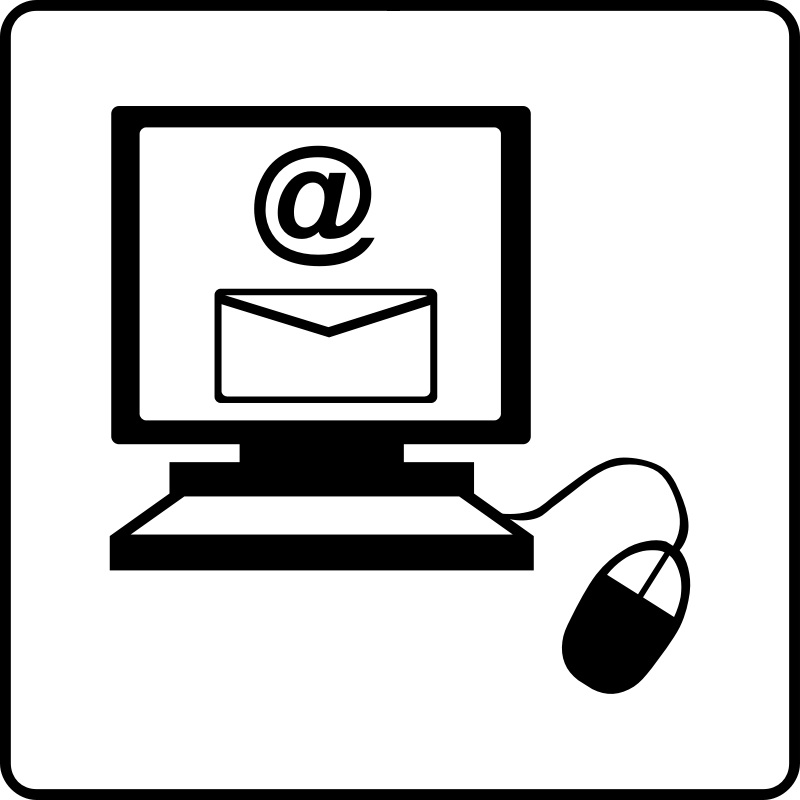 Clipart - Hotel Icon Has Email
