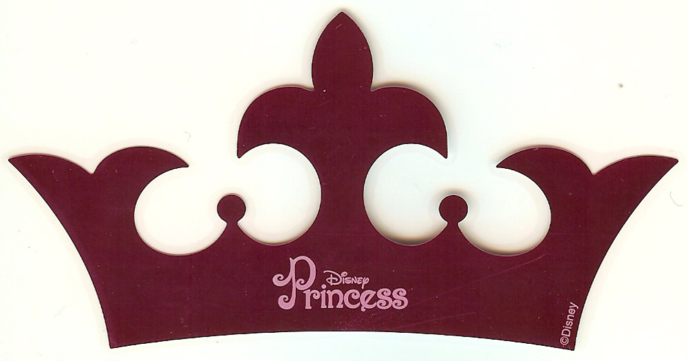 disney princess crown coloring page