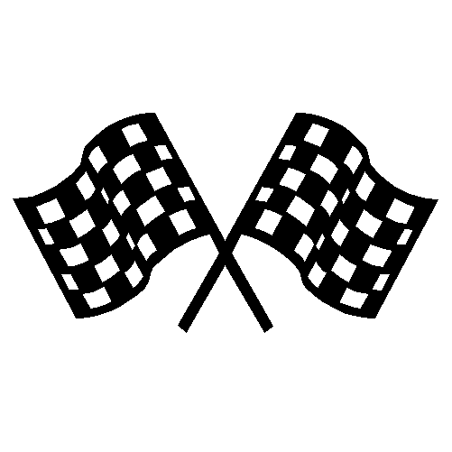 Checkered Flag Decal, Checkered Flag Car Decal, Window Decal