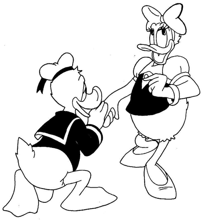 Free Printable Cartoon Disney Daisy Duck Coloring Pages For ...