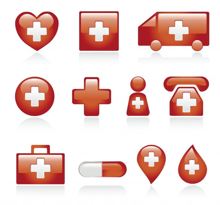 red medical icons | Medical Symbols | Pinterest
