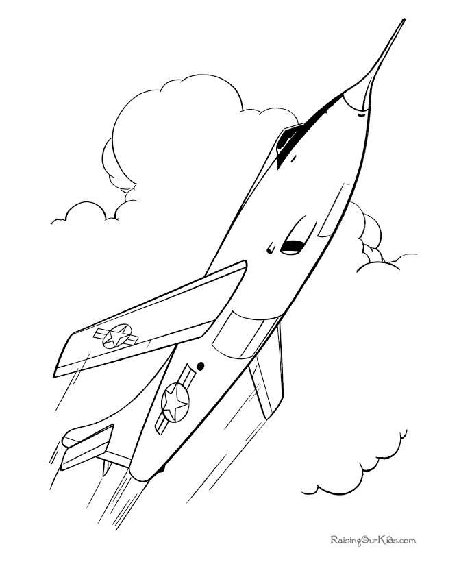 air force symbol Colouring Pages