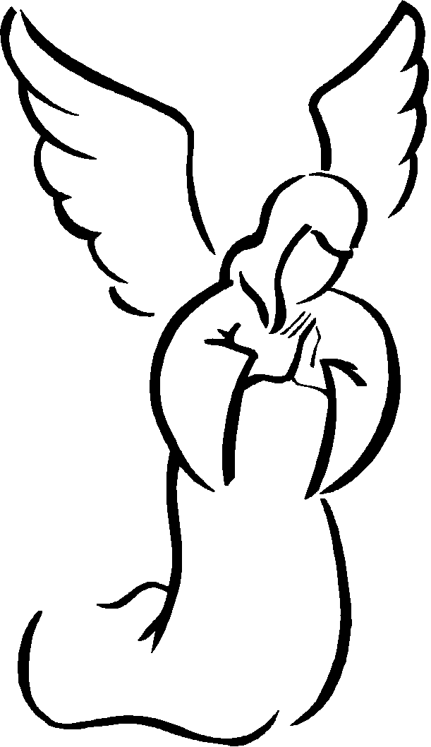 Angel Wings Clip Art Black And White
