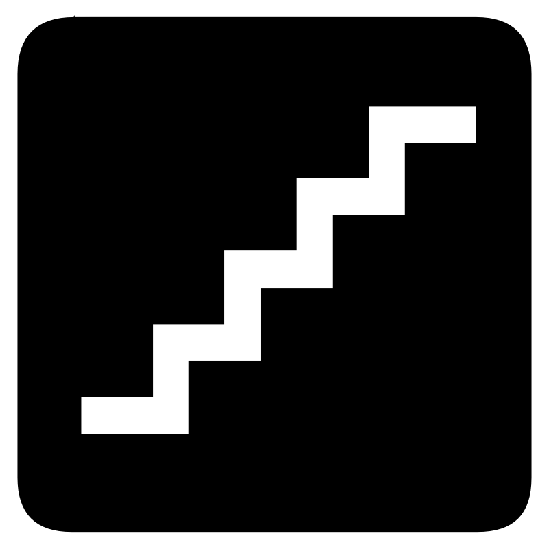 Clipart - aiga stairs bg
