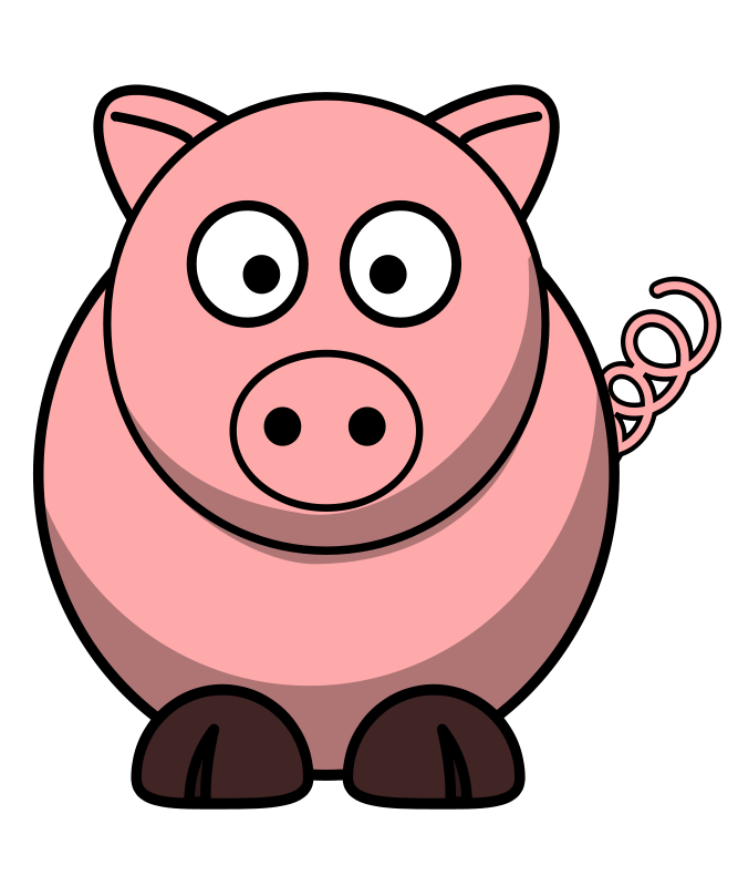 Clipart - Pig-