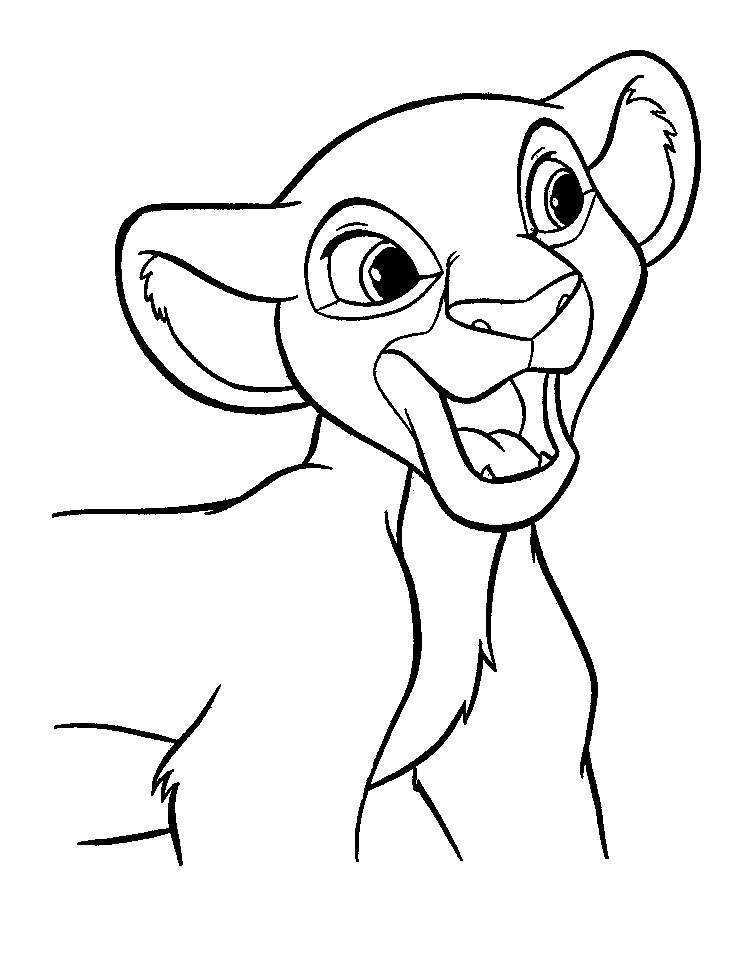 Disney Cartoon Simba Coloring Pics | Disney Coloring Pictures ...