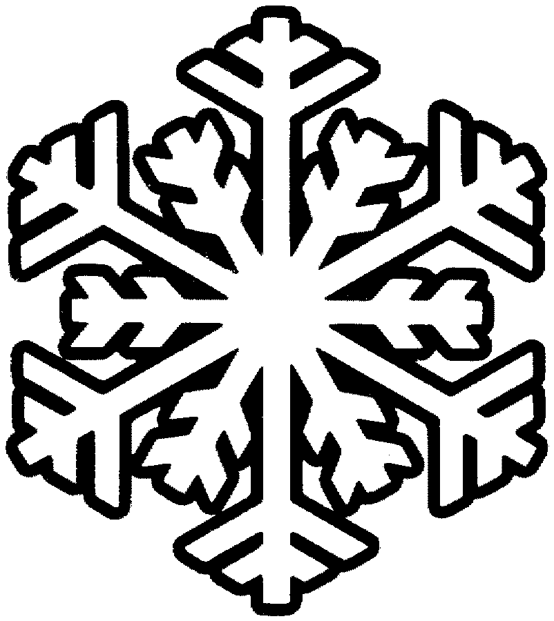 White Snowflake Background