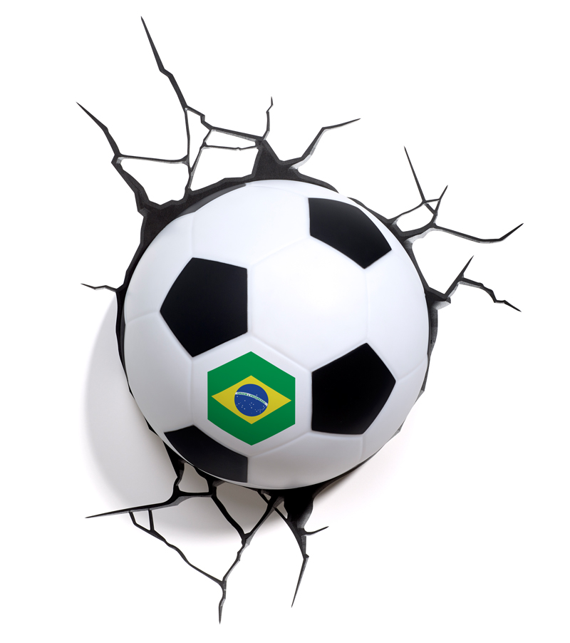 3D FX Deco LED Light Sports Soccer Ball Brazil World Cup 2014 ...