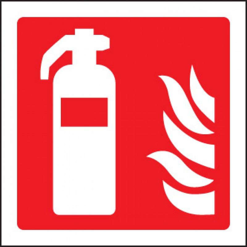 Fire extinguisher symbol signs | Self Adhesive Vinyl | 150x150mm ...