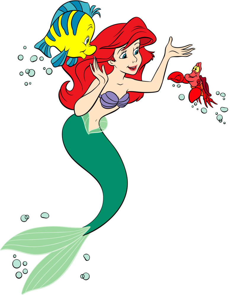Little Mermaid Group Clipart Cliparts.co