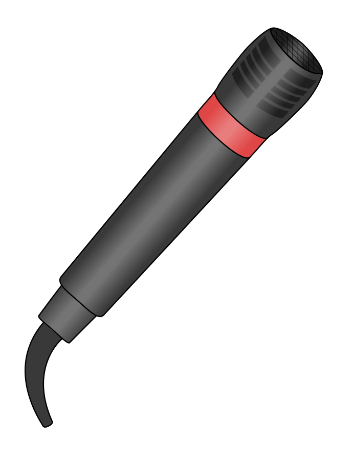 clipart microphone and music notes - photo #40