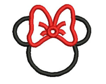 Minnie Mouse Outline - Cliparts.co