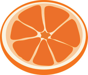 Orange Slice Clipart Black And White | Clipart Panda - Free ...