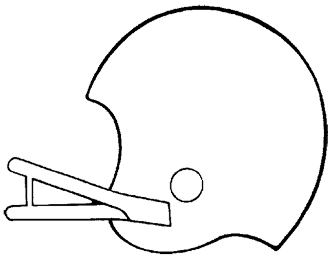 Steelers Helmet Colouring Pages