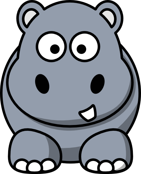 Pix For > Hippo Drawing For Kids