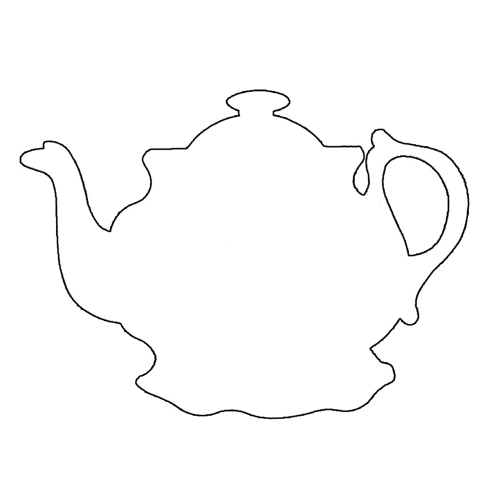 Teapot Outline Cliparts.co