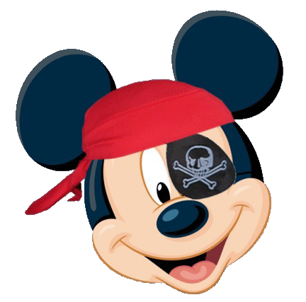 Mickey Mouse Pirate Clipart