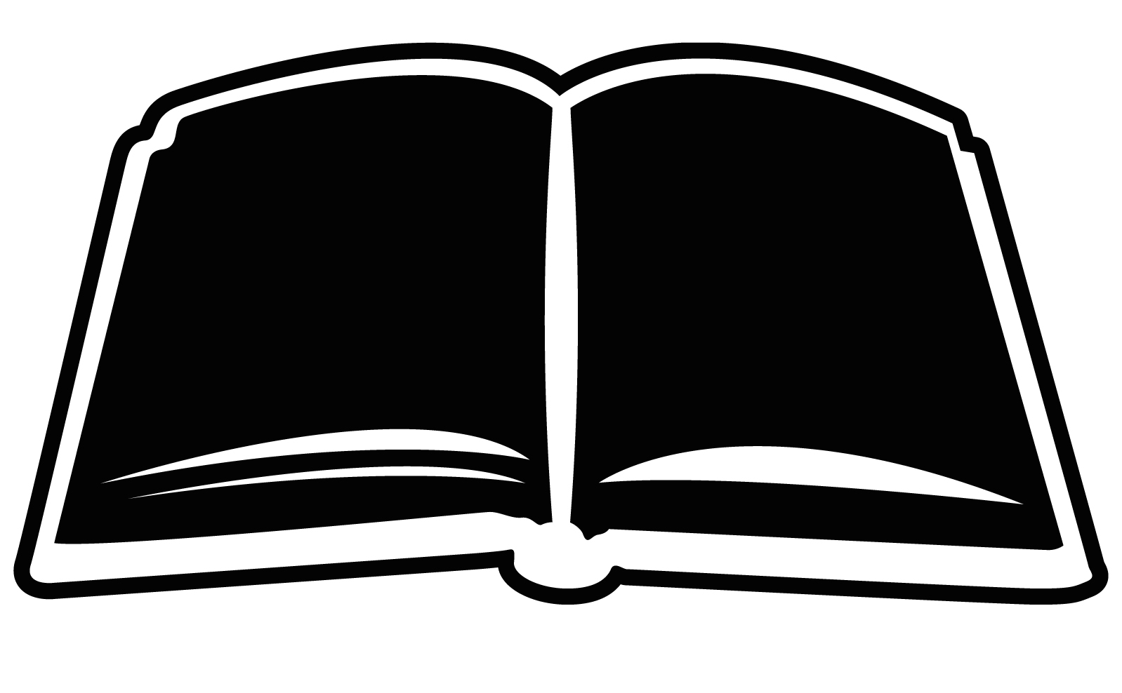 Open Book Black And White Clip Art images & pictures - NearPics