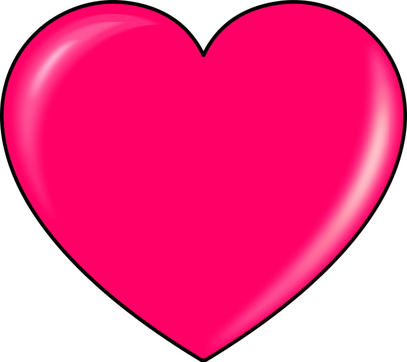 Free Stock Photos | Illustration of a pink heart | # 12879 ...