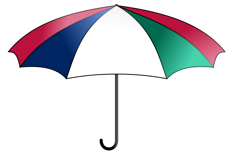 Umbrella, colorful vector clip art download free - Clipart ...