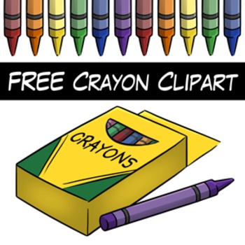 Free crayon clipart | Be A Blogger Too | Pinterest