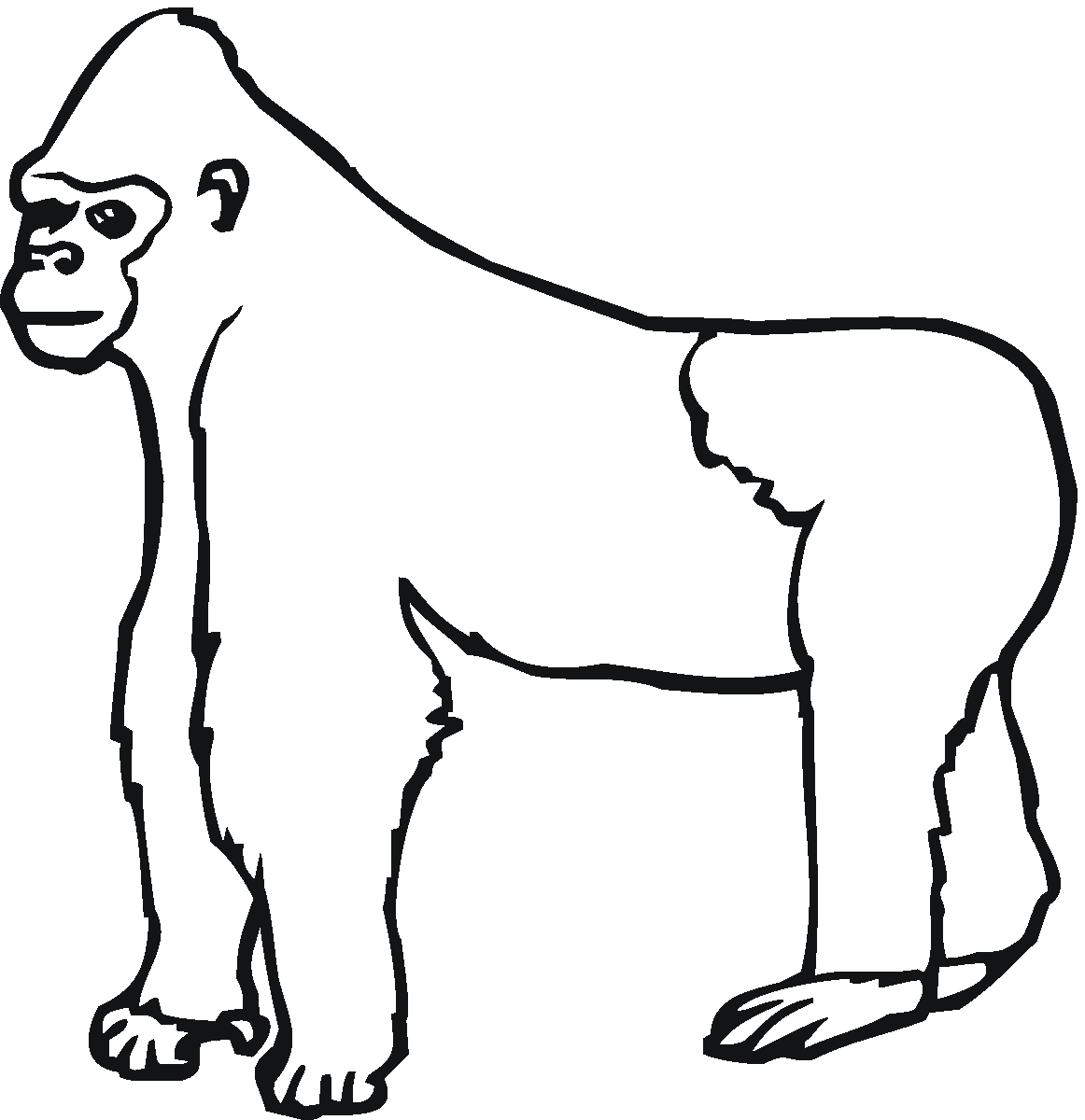 Gorilla Ape | Clipart Panda - Free Clipart Images