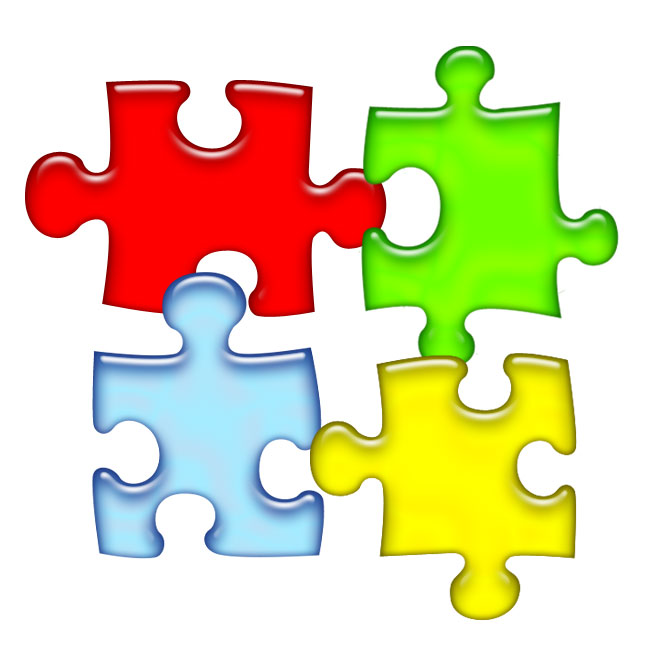 Autism Puzzle Piece Template - ClipArt Best