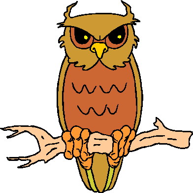 Clip Art - Clip art owls 073550
