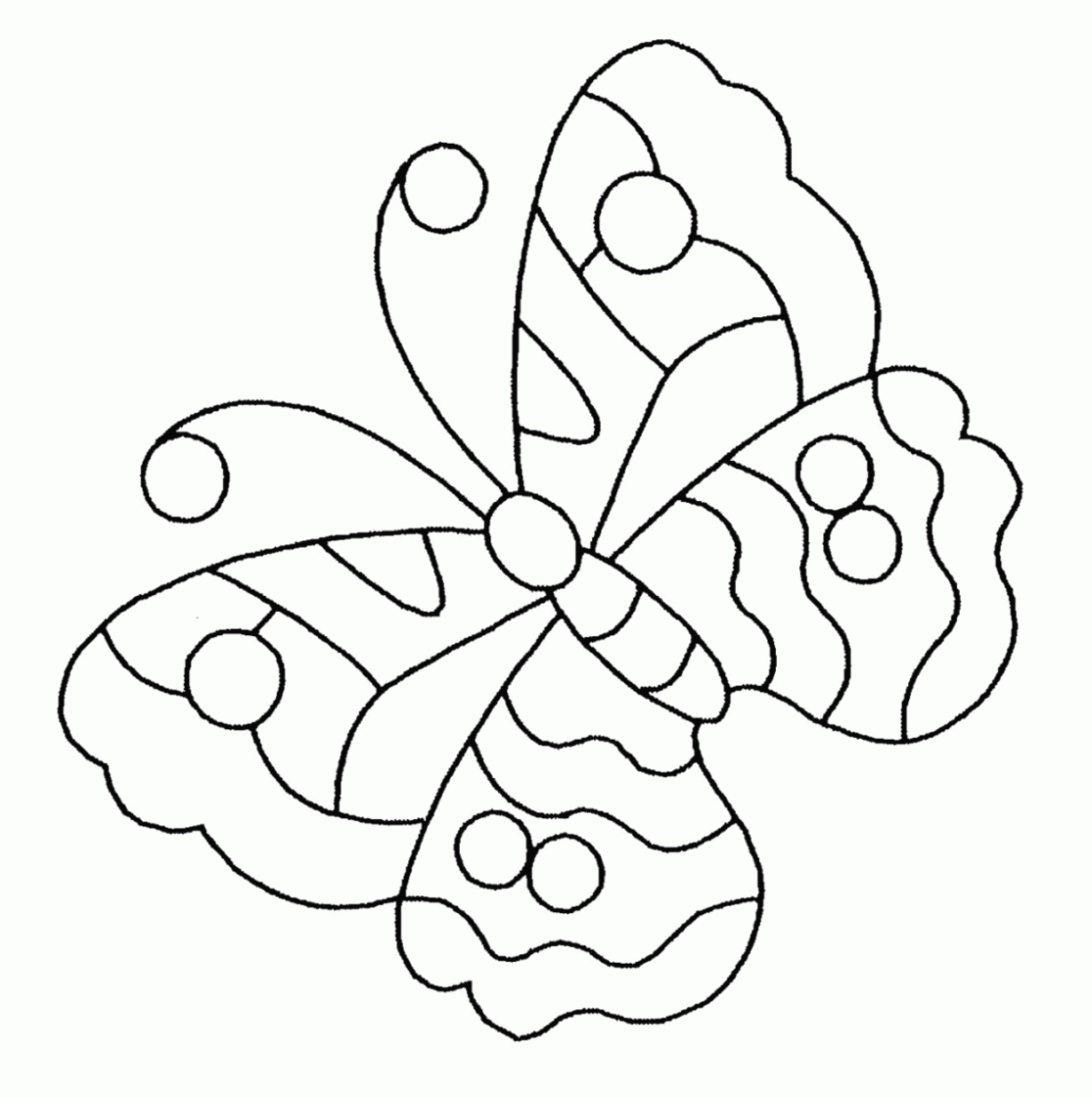 Images For > Butterfly Outline Clipart