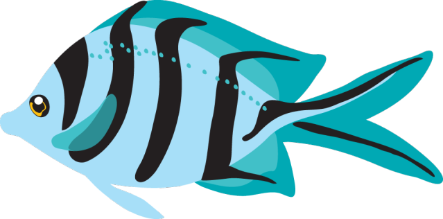 Clip Art Of A Tropical Fish