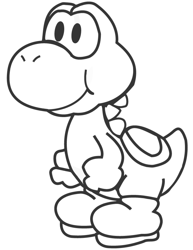 yoshi island Colouring Pages