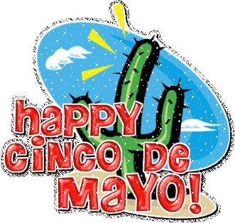 Cinco de Mayo moving pictures and Mexican fiesta gif animations