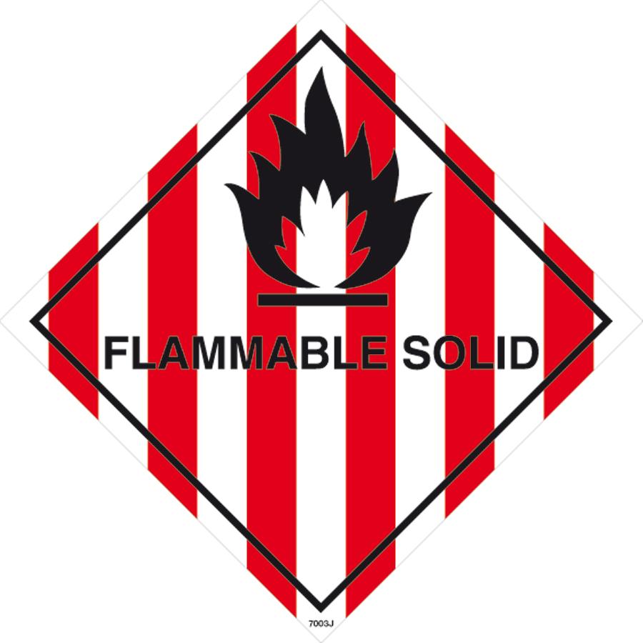 Centurion Signs E-commecre, Purchase Signs Online, Flammable Solid ...