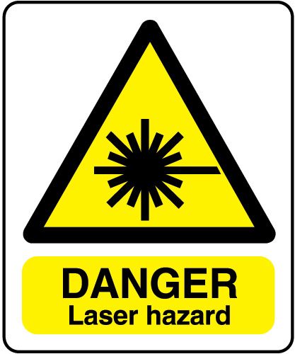 Danger Laser Hazard Sign | Legal Signs UK
