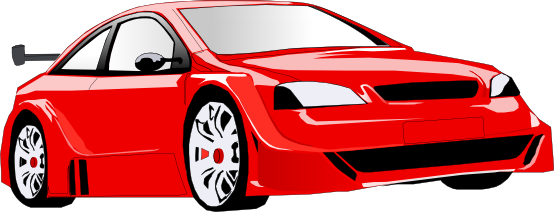 Pix For > Red Sports Car Clipart