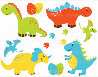Popular items for dino clipart on Etsy