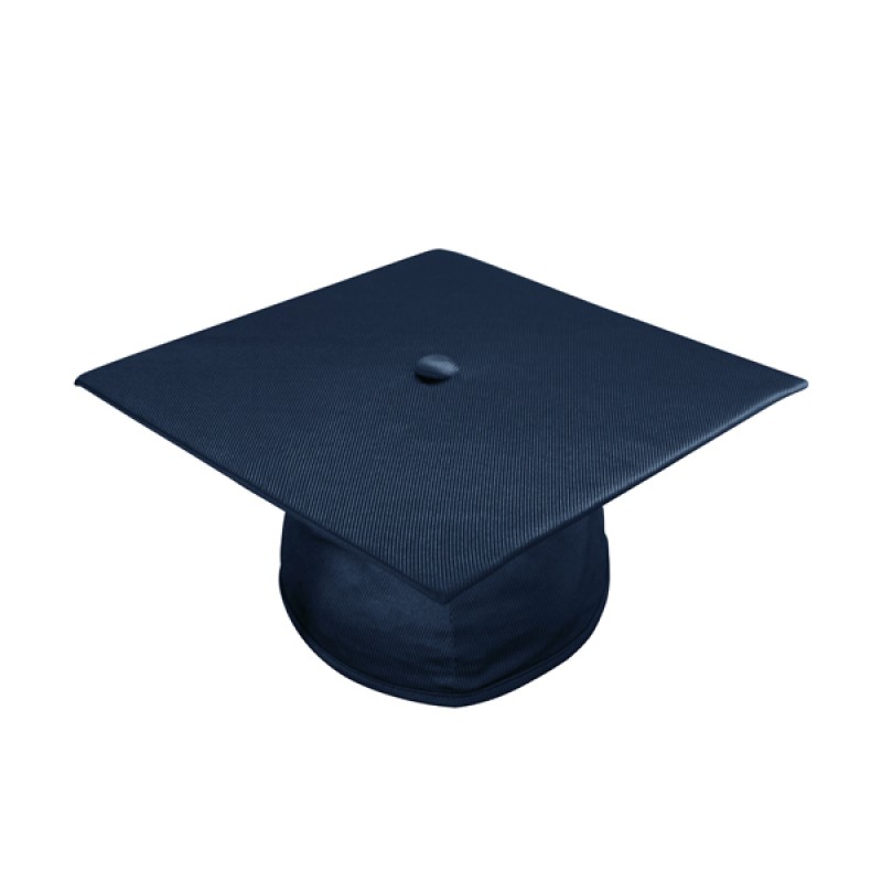 Shiny Navy Blue Bachelor Academic Cap, Gown & Tassel - Graduation Shop