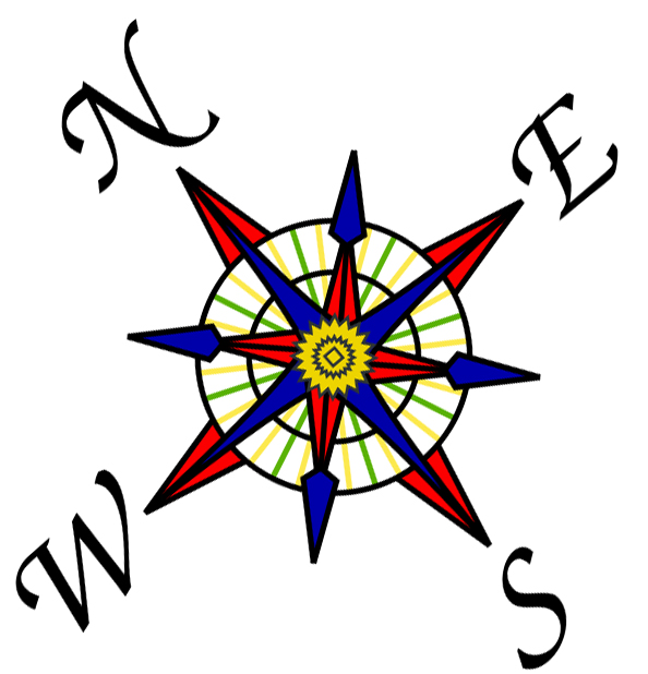 The Compass Rose Printable Handout Celebrating Word Blog on ...