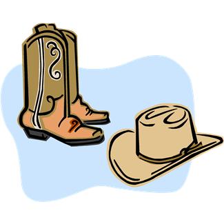 Pictures Of Cowboy Hats And Boots - ClipArt Best