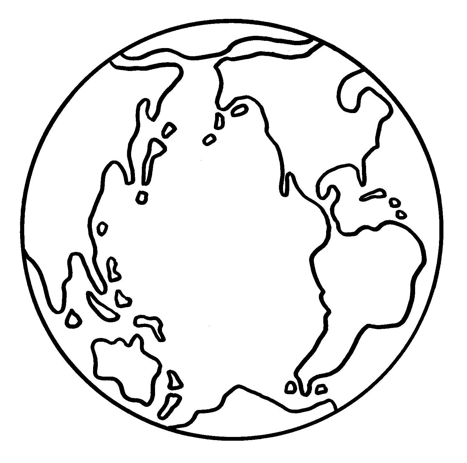 Coloring Page - Earth - ClipArt Best - ClipArt Best