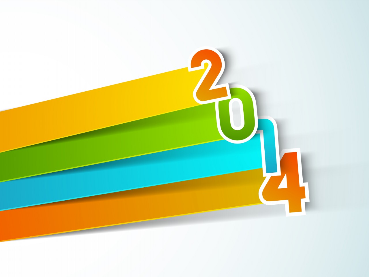 Celebrate New Year 2014 Design Free PPT Backgrounds for your ...