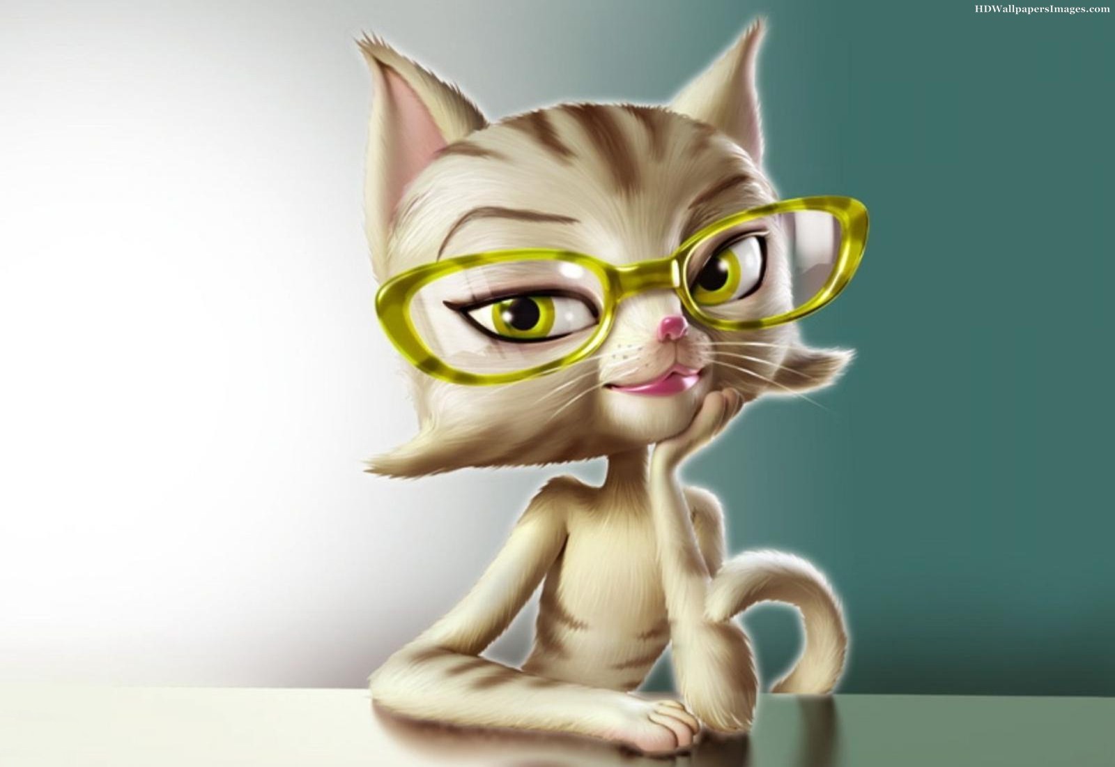 3D Cartoon Cat Thinking Images | HD Wallpapers Images