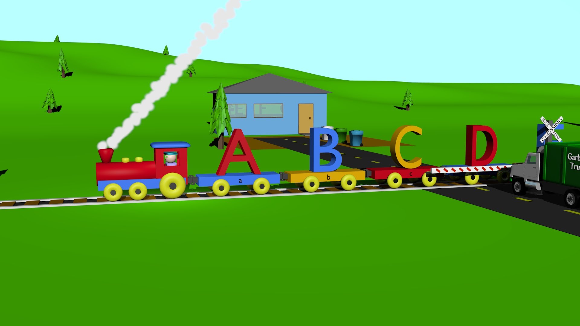 ABC Alphabet Song Train - Learning for Kids - YouTube